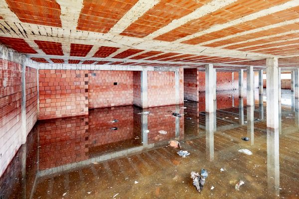Basement Flood Remediation in Dade City